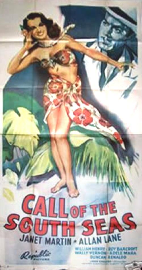 CALL OF THE SOUTH SEAS 3 sheet